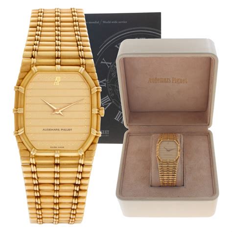 Preowned Audemars Piguet Bamboo 56205 18k .